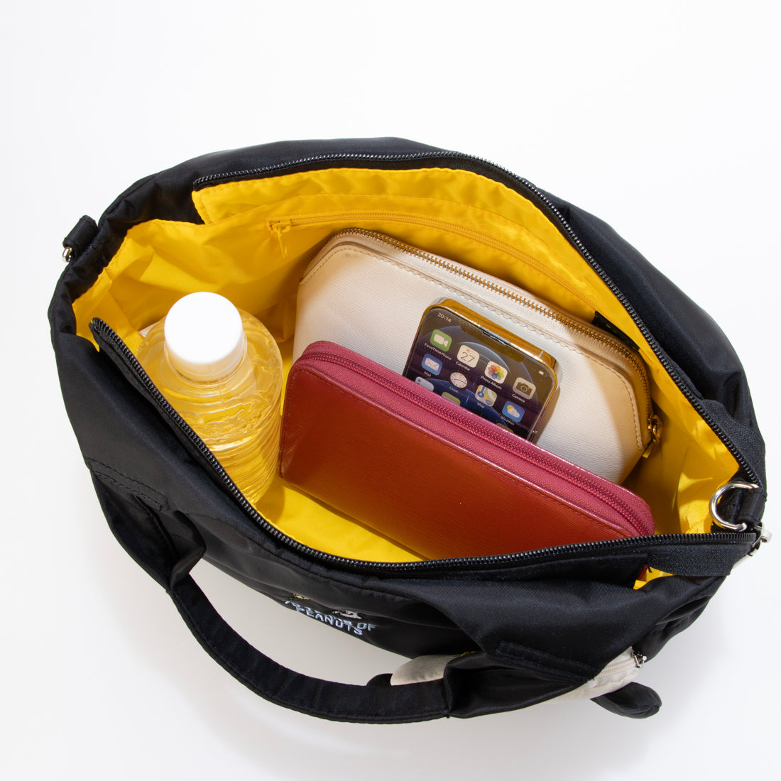 イザック Y'SACCS SNOOPYデザイン ギャザー2wayミニトート (カーキ) カーキ