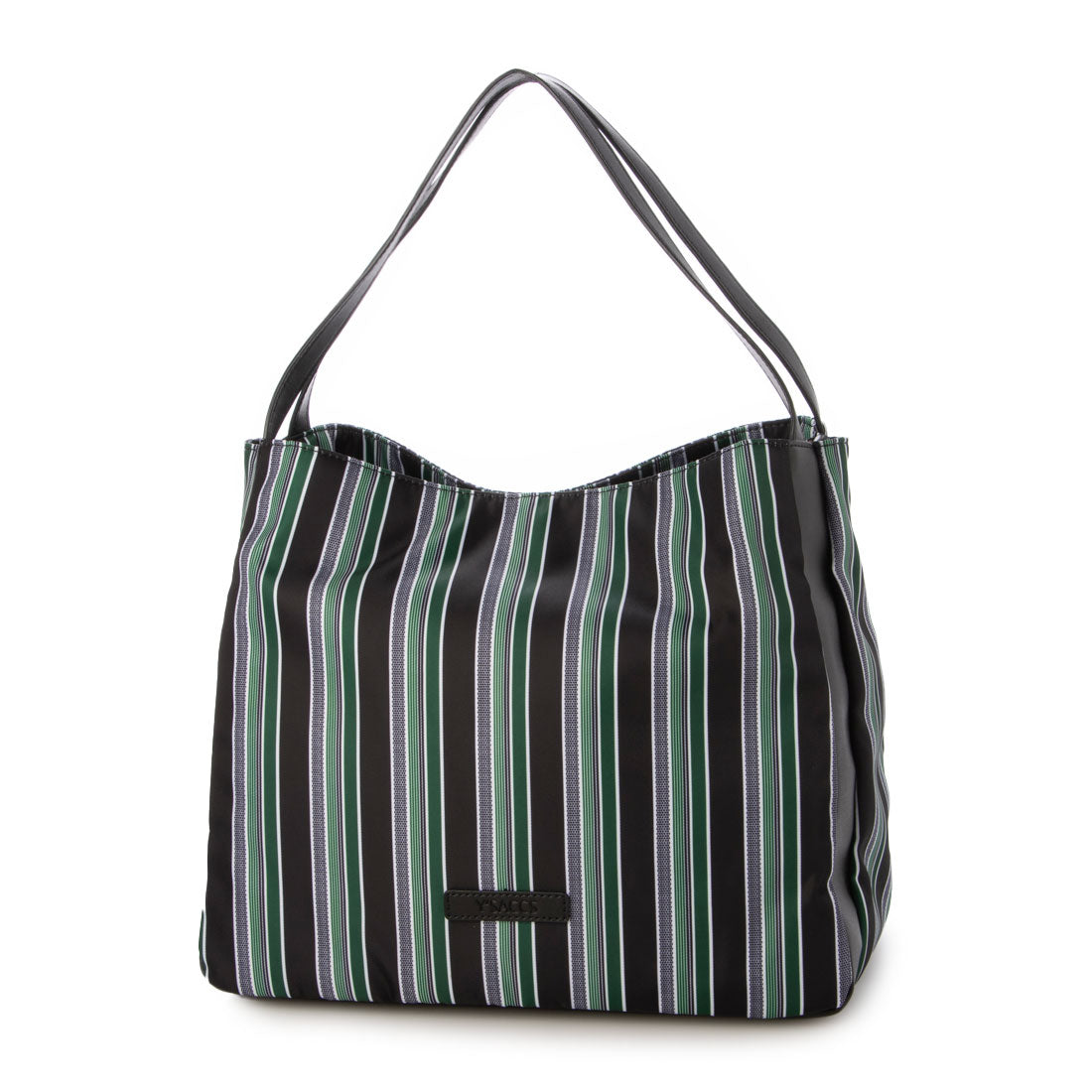 イザック Y'SACCS マルチストライプ すっきりトート Mサイズ (グリーン) グリーン