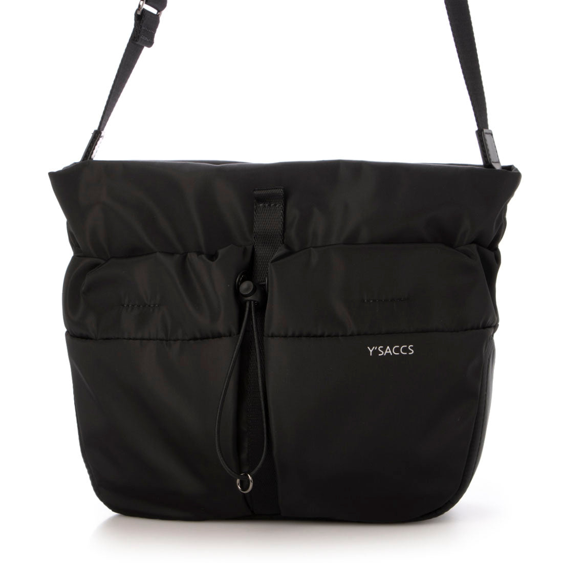 イザック Y'SACCS ドローストリング コンビカラーショルダー (ブラック) ブラック