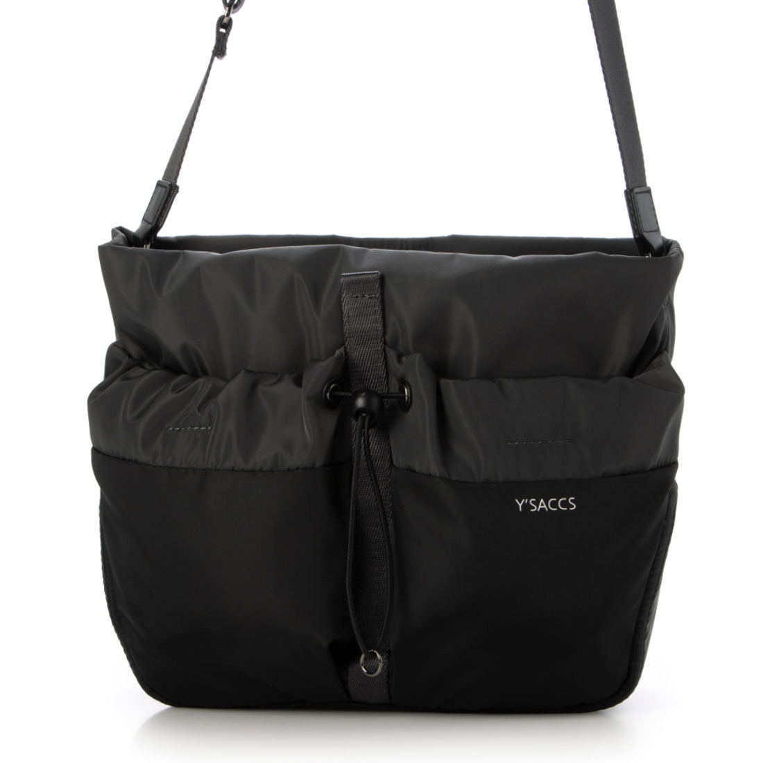 イザック Y'SACCS ドローストリング コンビカラーショルダー (ブラック) ブラック