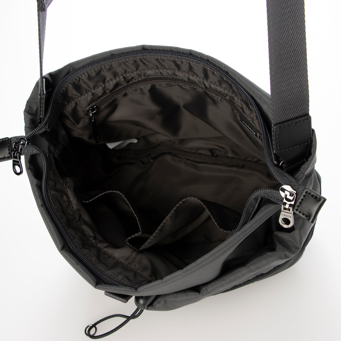 イザック Y'SACCS ドローストリング コンビカラーショルダー (ブラック) ブラック