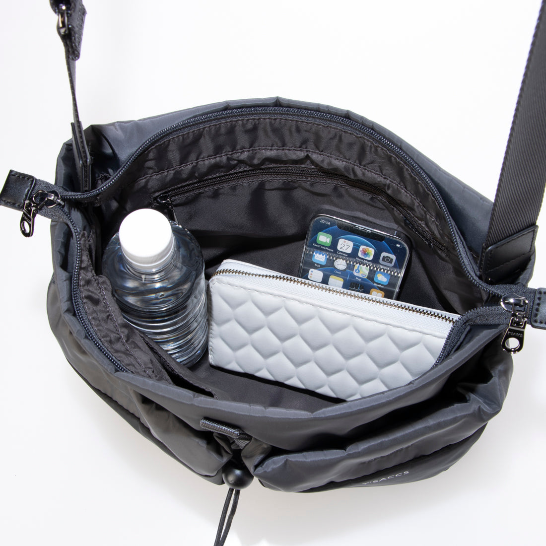 イザック Y'SACCS ドローストリング コンビカラーショルダー (ブラック) ブラック