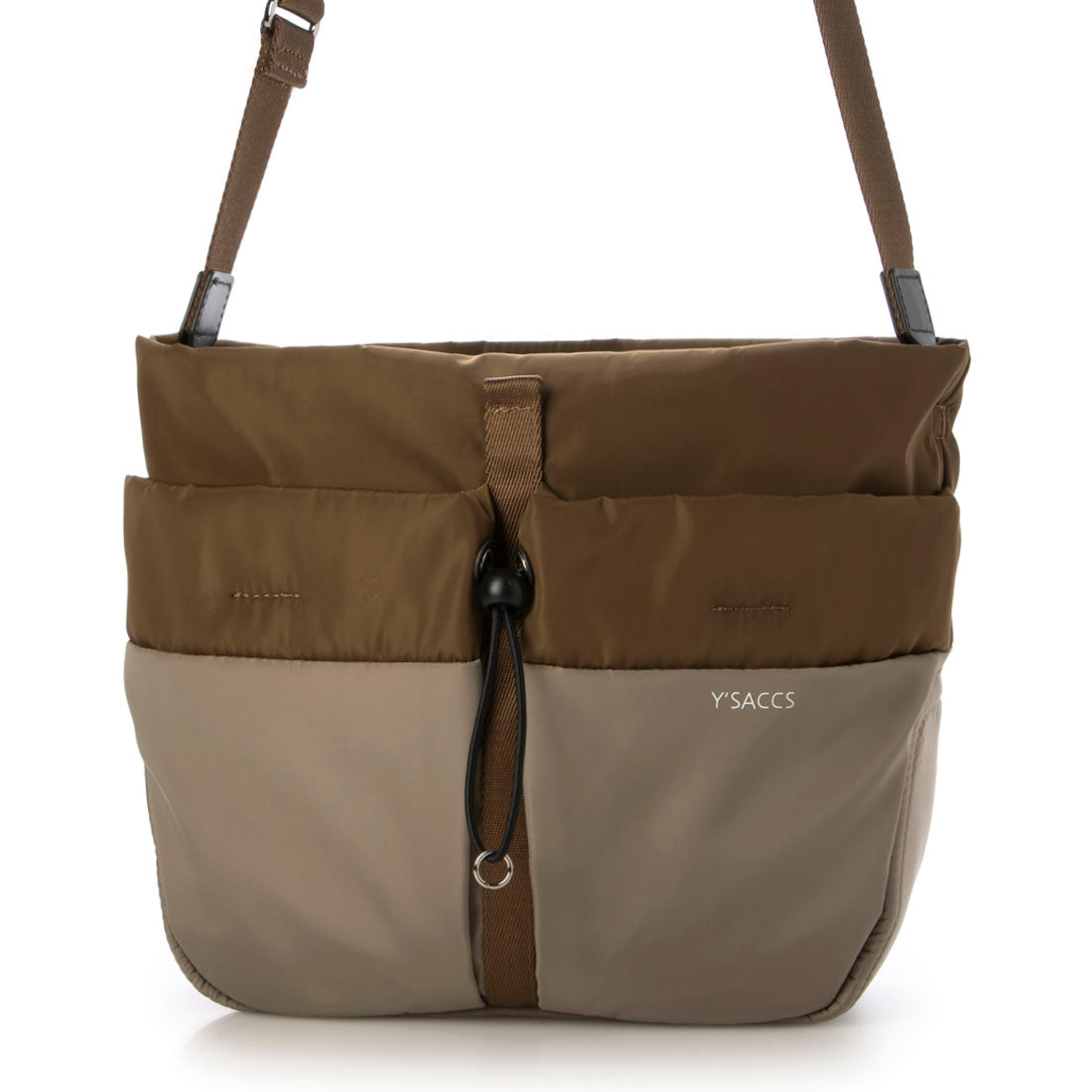 イザック Y'SACCS ドローストリング コンビカラーショルダー (チョコ) チョコ