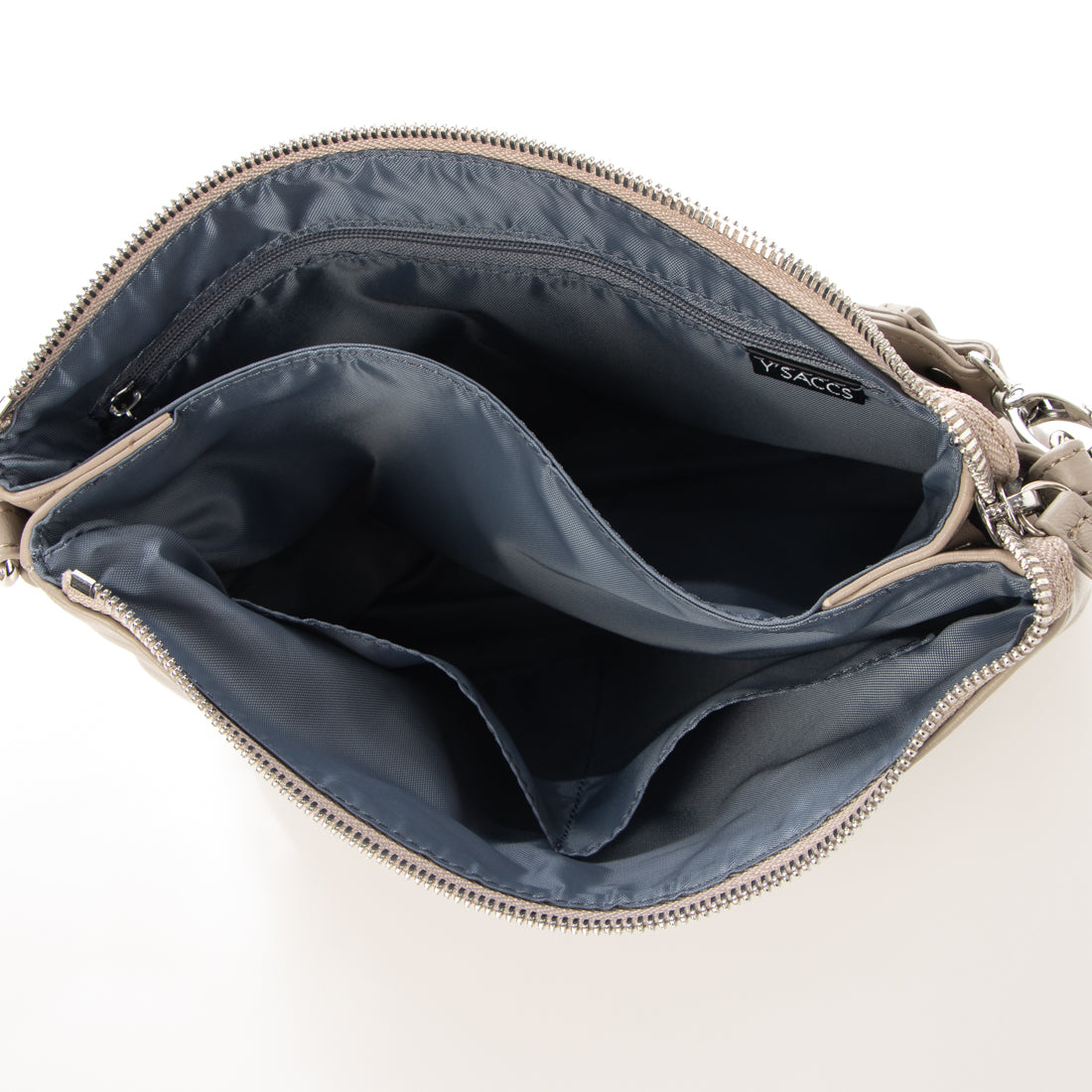 イザック Y'SACCS イタリアンシープ Wストラップミニマルショルダー