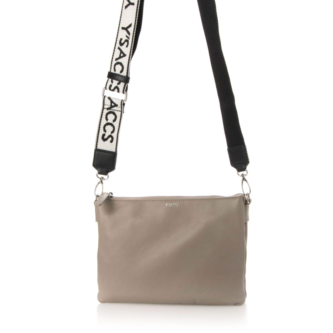 イザック Y'SACCS イタリアンシープ Wストラップミニマルショルダー