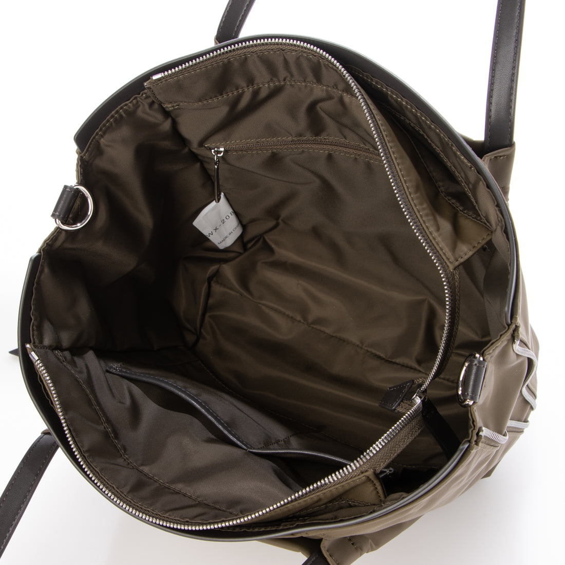 イザック Y'SACCS リサイクルナイロン×リサイクルレザー すっきりトート Sサイズ