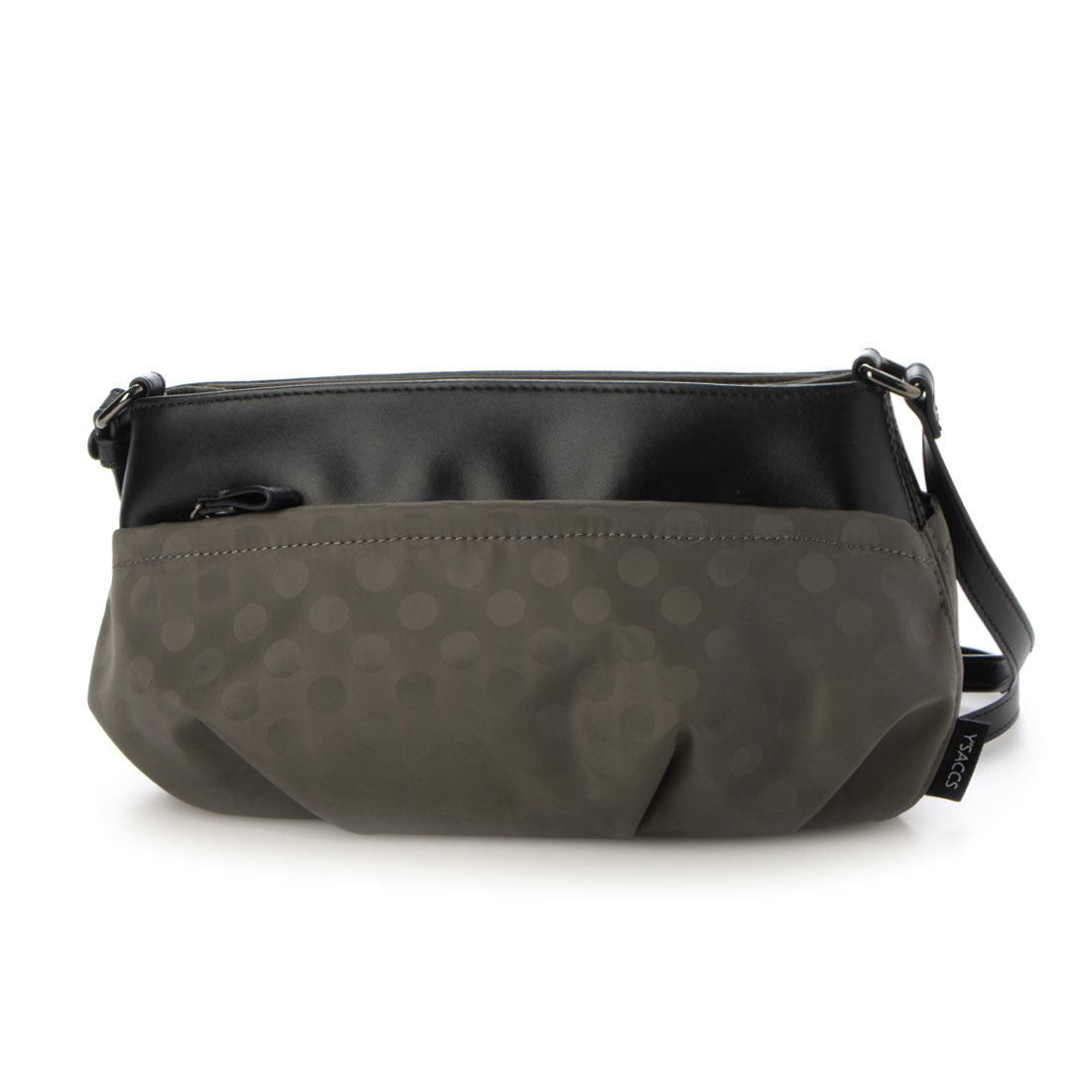 イザック Y'SACCS Polka Dots タックラウンドポシェット (グレー) グレー