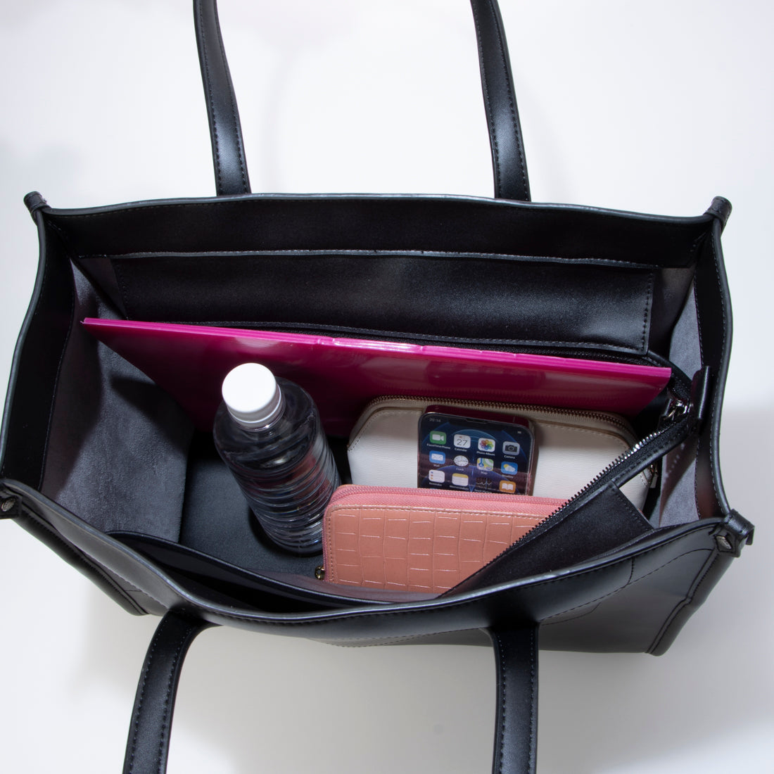 IZAKK Y'SACCS Recycled Leather A4 Binder Tote Bag