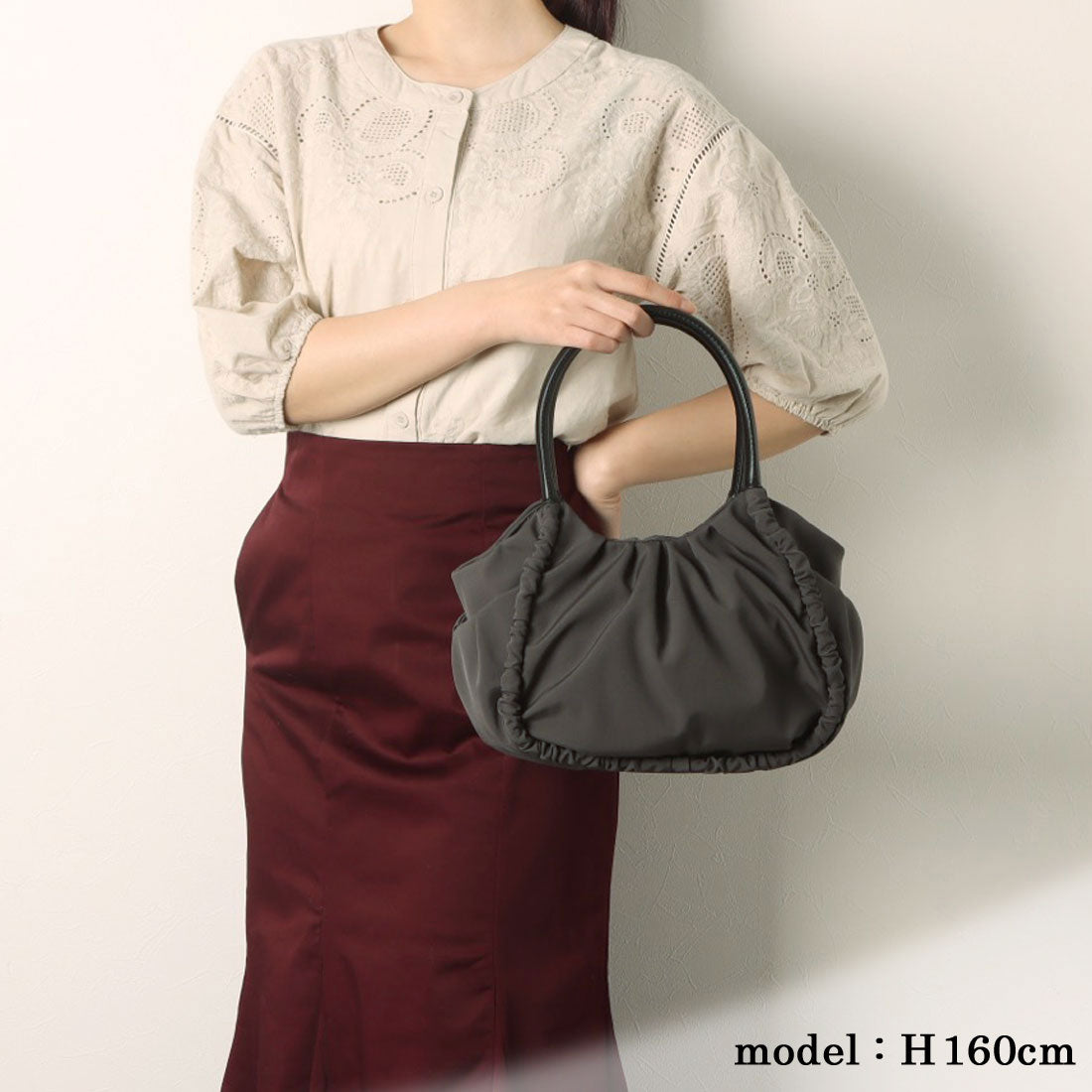 イザックヴーエ Y'SACCS vous et 【Y’SACCS vous et】シャーリングミニトート