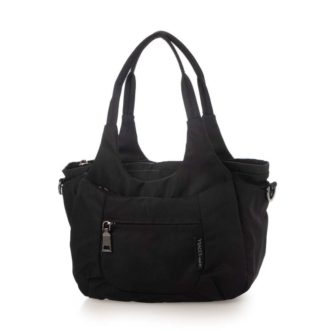 イザックヴーエ Y'SACCS vous et 【Y’SACCS vous et】ラウンド2WAYミニトート,ブラック