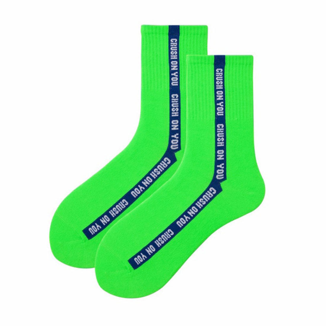 Yumetembo Dream View Line Accent Neon Color Socks