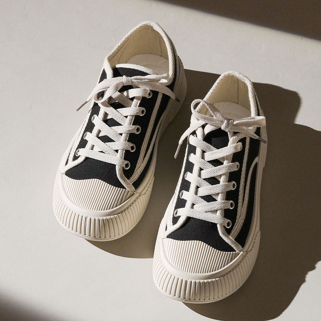 ユメテンボウ 夢展望 厚底キャンバススニーカー