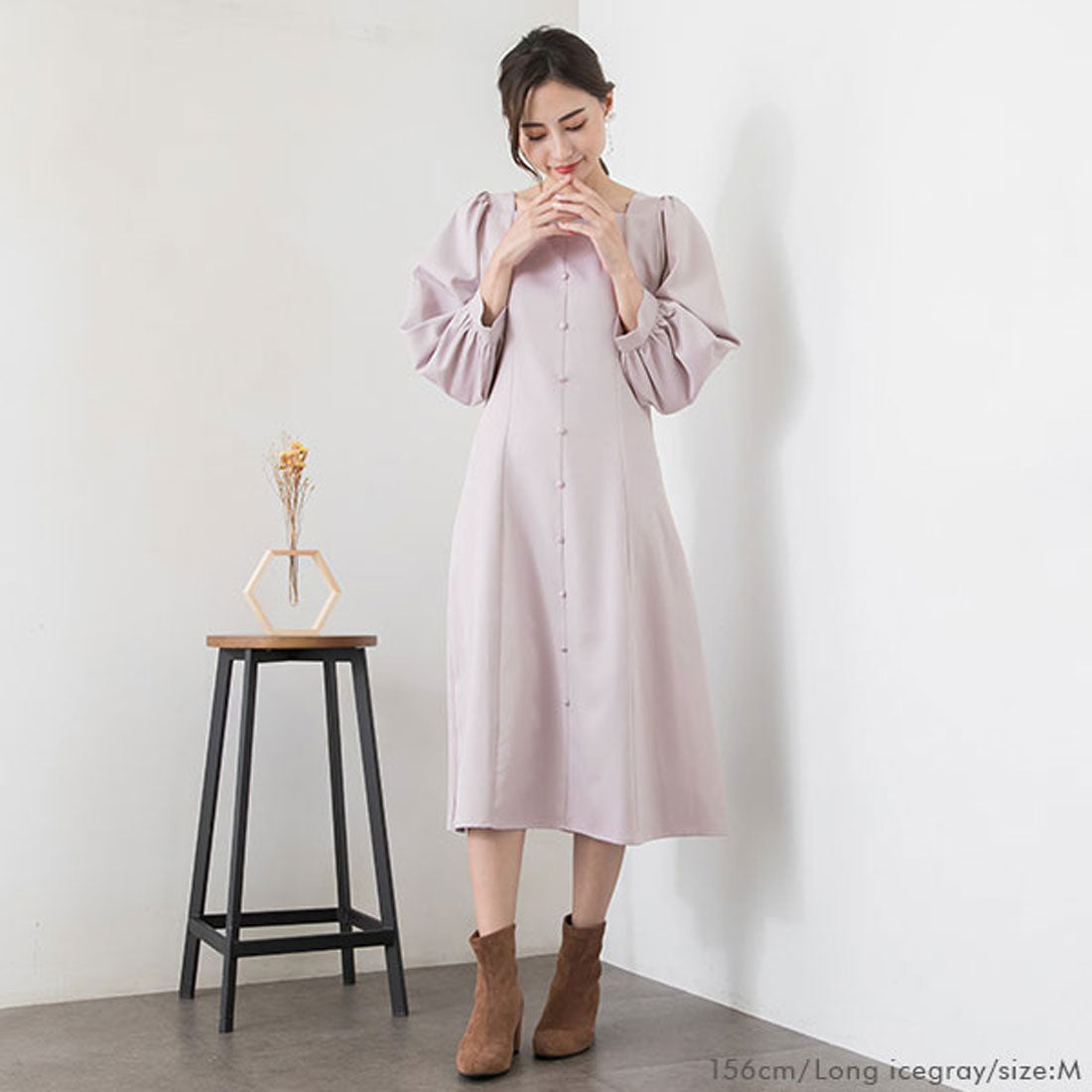 ユメテンボウ 夢展望 【選べる丈】Aラインワンピ