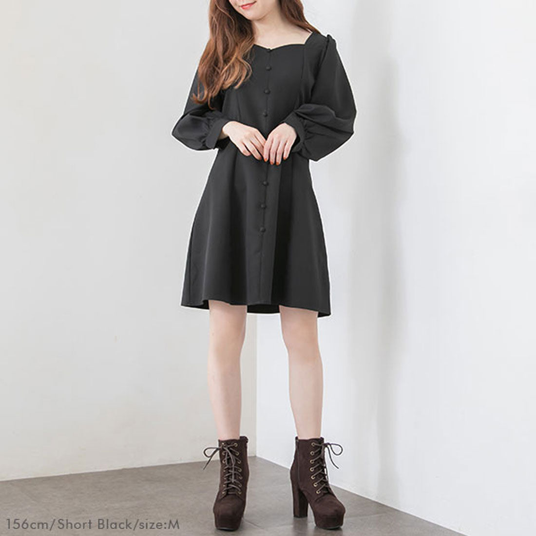 ユメテンボウ 夢展望 【選べる丈】Aラインワンピ