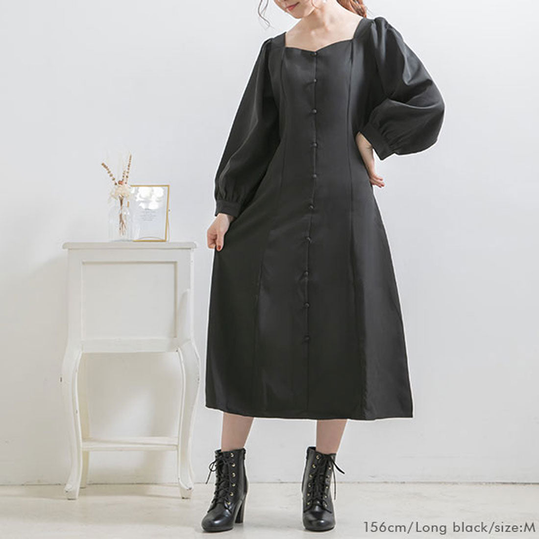 ユメテンボウ 夢展望 【選べる丈】Aラインワンピ