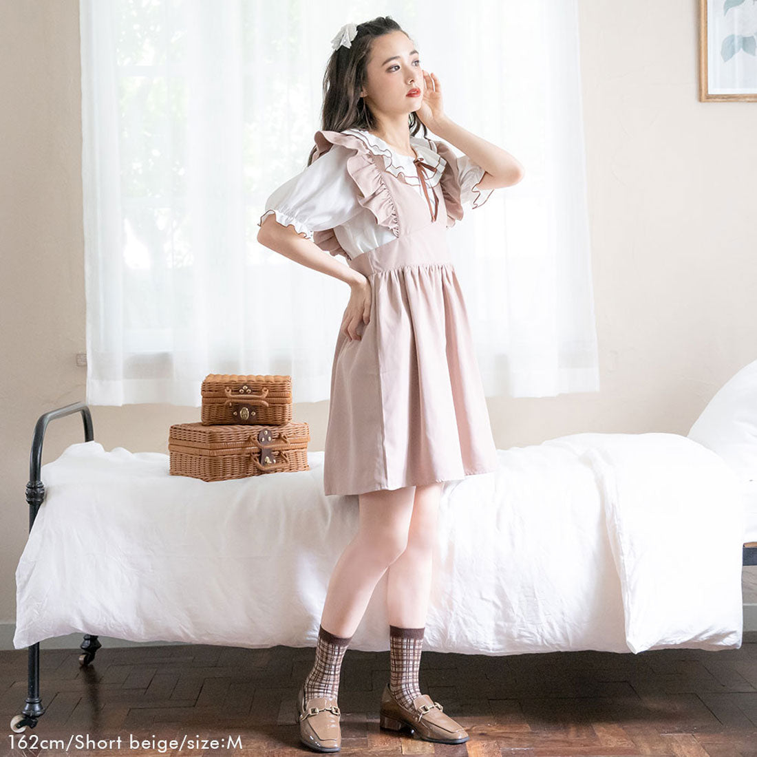ユメテンボウ 夢展望 2wayフリルリボンワンピ-ス