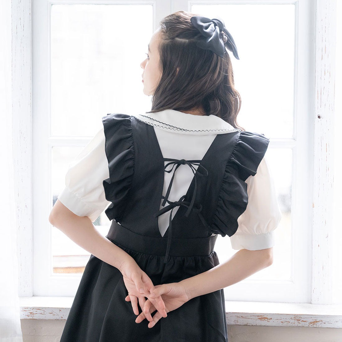 ユメテンボウ 夢展望 2wayフリルリボンワンピ-ス