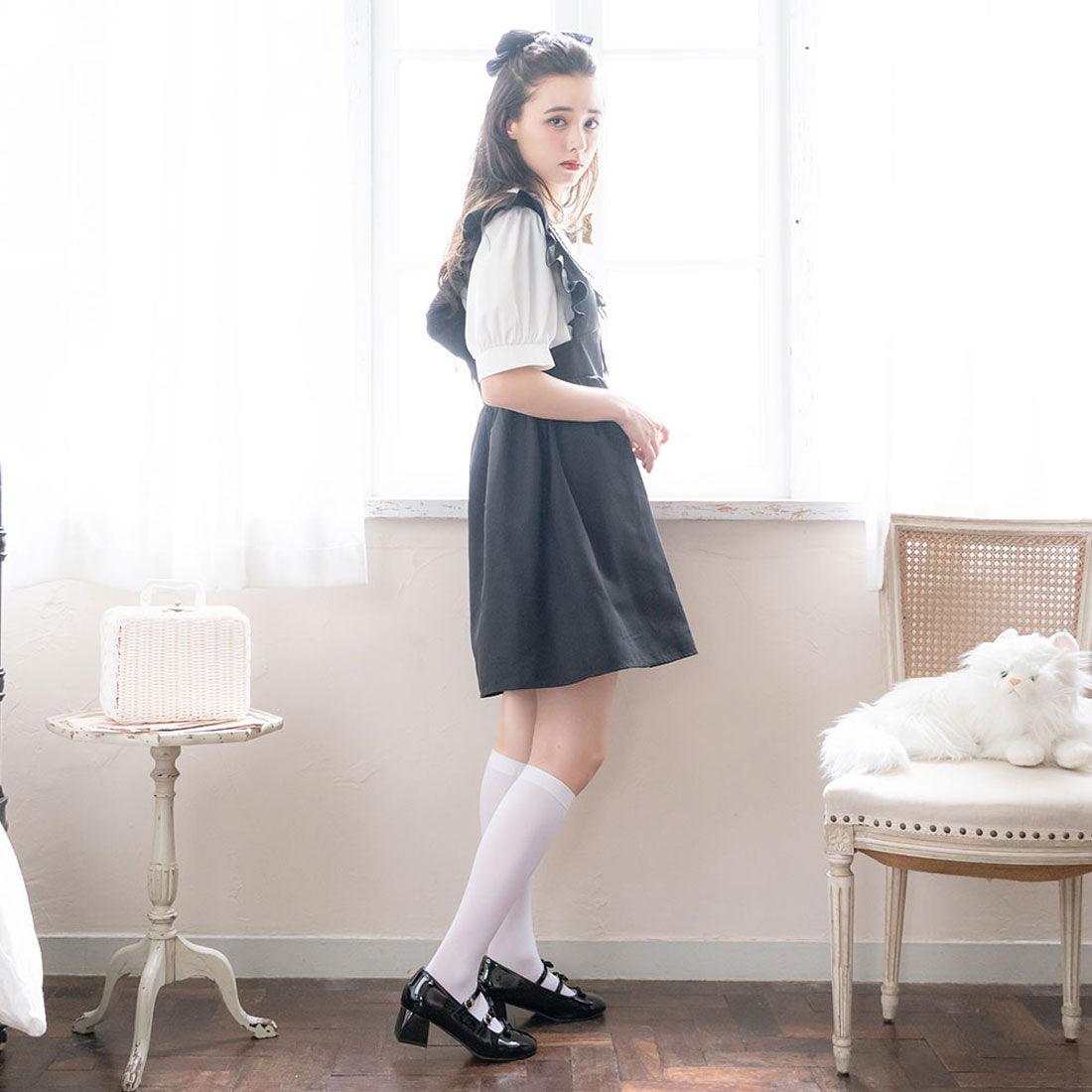 ユメテンボウ 夢展望 2wayフリルリボンワンピ-ス