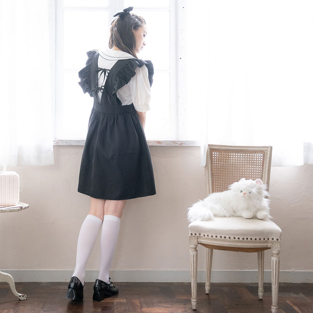 ユメテンボウ 夢展望 2wayフリルリボンワンピ-ス