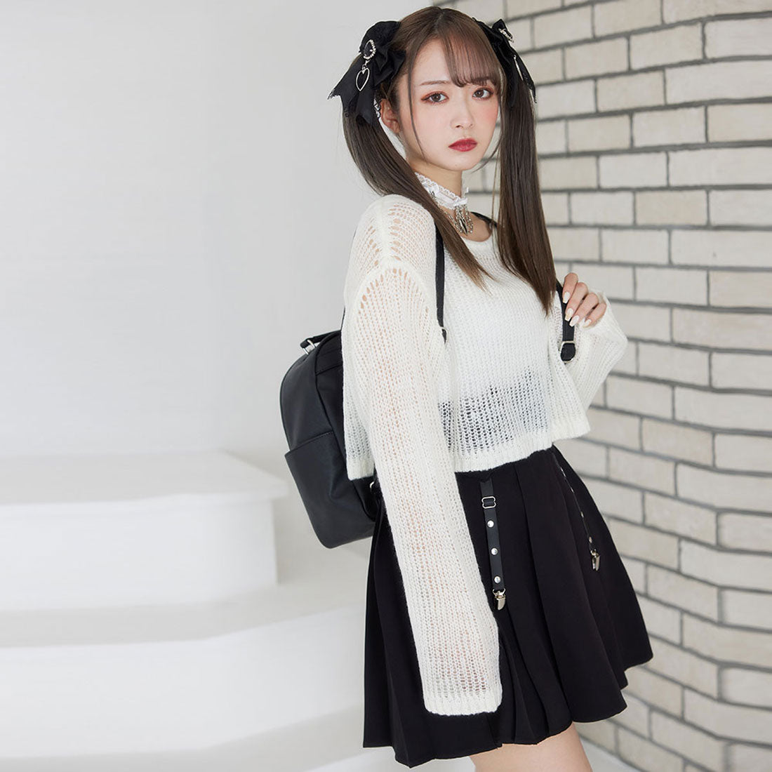 ユメテンボウ 夢展望 ゆる編みルーズニット