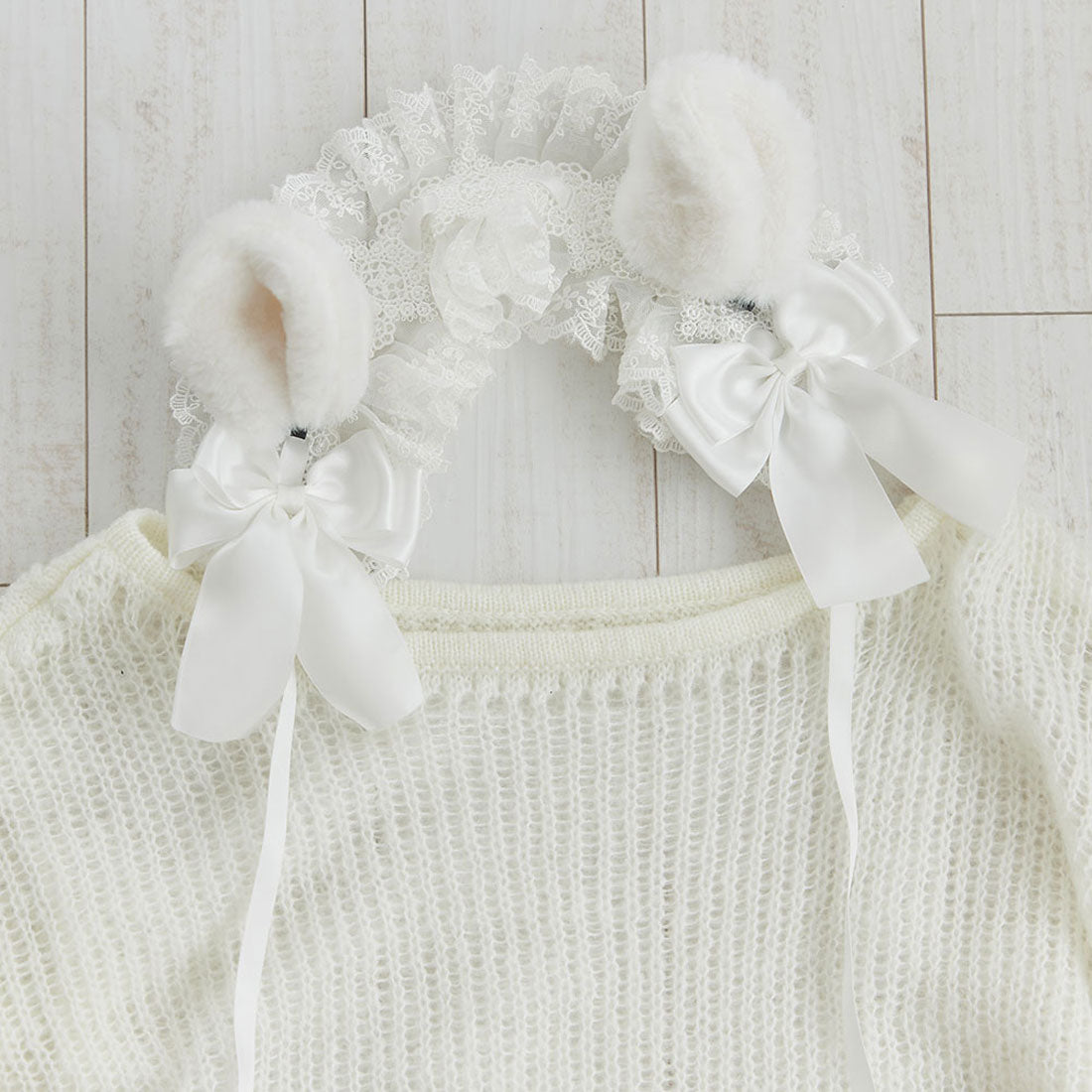 ユメテンボウ 夢展望 ゆる編みルーズニット