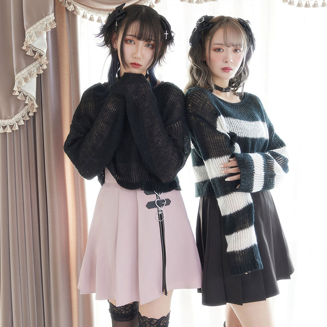 ユメテンボウ 夢展望 ゆる編みルーズニット