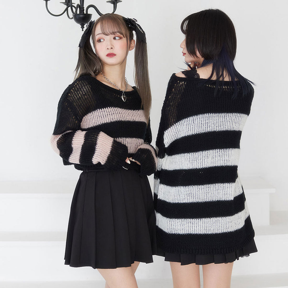 ユメテンボウ 夢展望 ゆる編みルーズニット