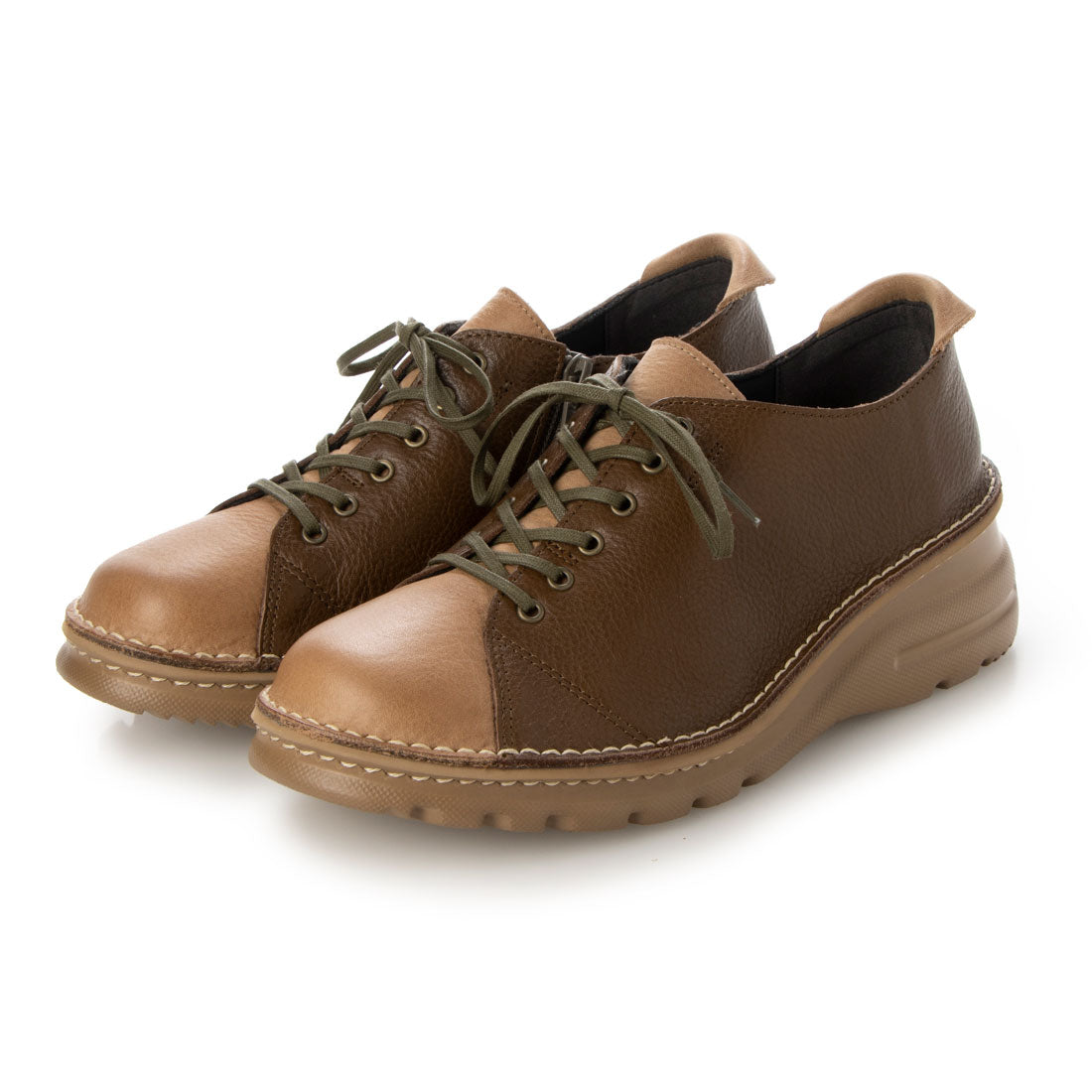 ユリコ マツモト yuriko matsumoto カジュアル スニーカー ファスナー 本革 日本製 4E 歩きやすい かわいい (BR) BR