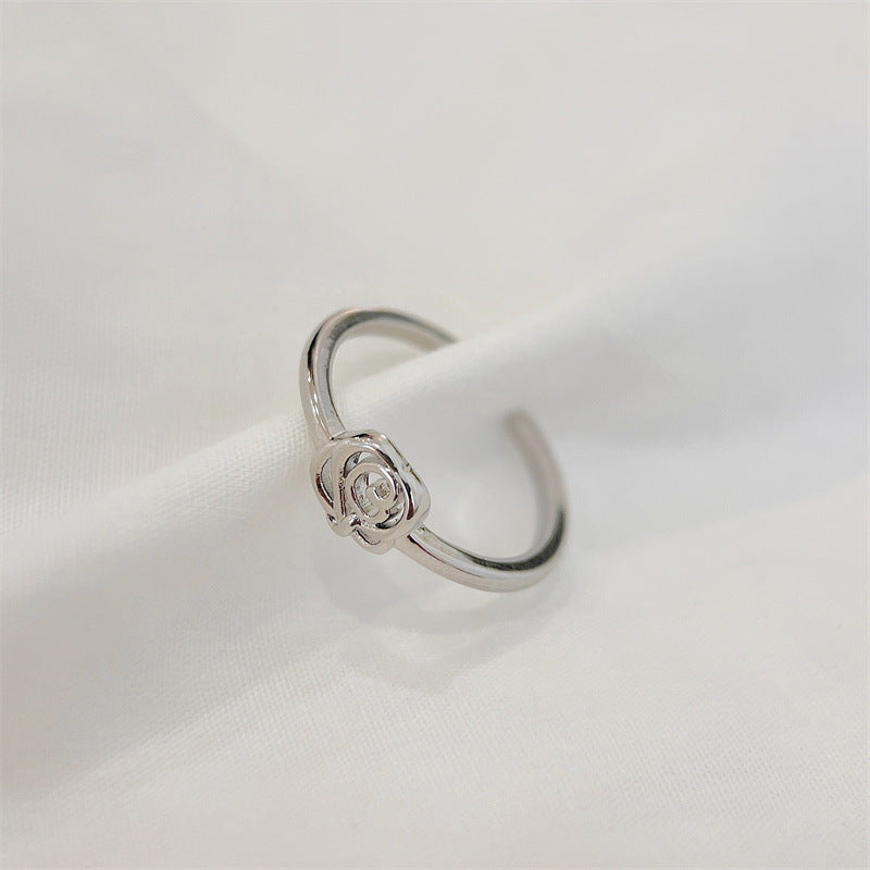 ゾエ ジェンコ Zoe Jenko ローズモチーフシルバーリング 9670