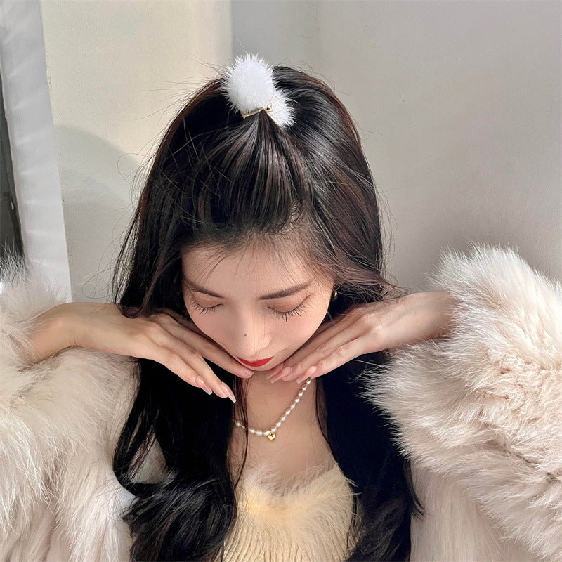 ゾエ ジェンコ Zoe Jenko ファー付き ヘアクリップ 9883