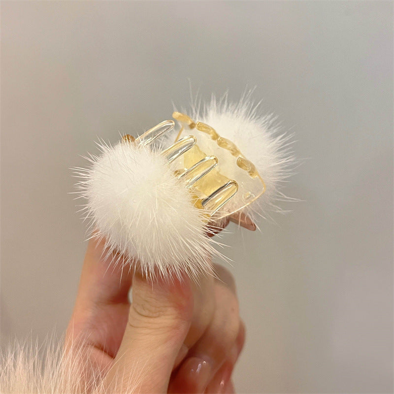 ゾエ ジェンコ Zoe Jenko ファー付き ヘアクリップ 9883