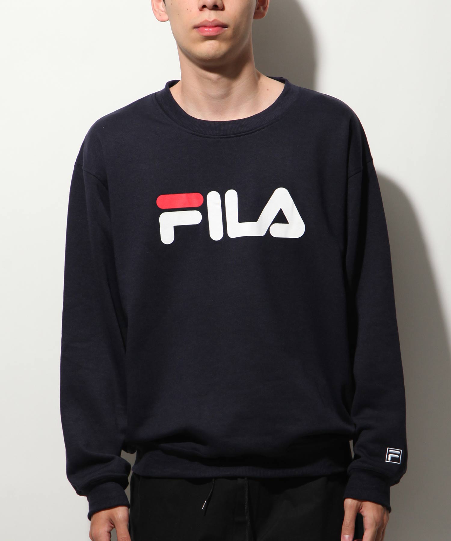 ジップファイブ ZIP FIVE デカロゴプリント裏起毛トレーナー