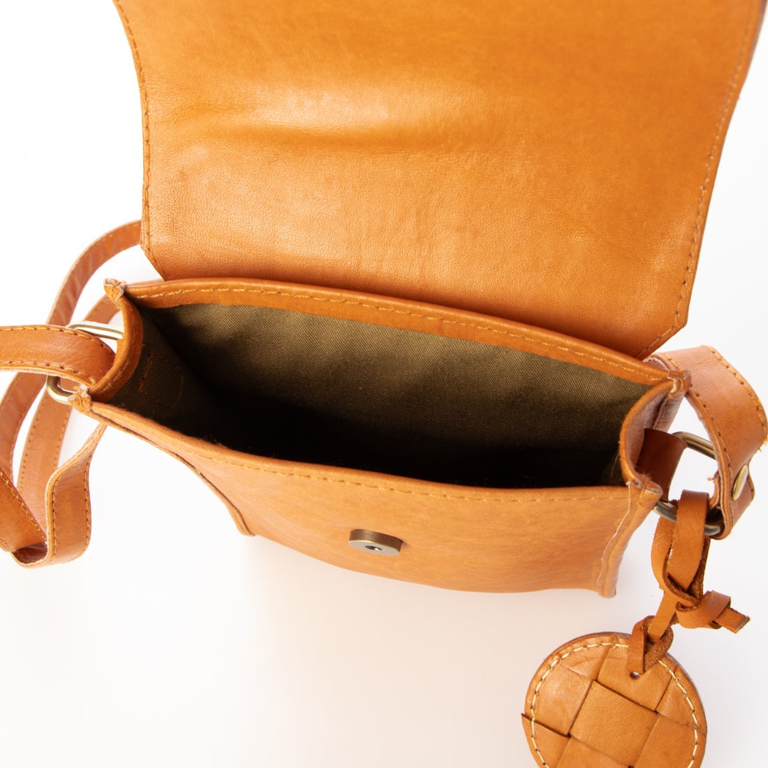 Zucchero Zucchero真皮智能手機肩膀迷你肩部輕巧的肩膀簡單肩部簡單的成人通勤方便49784