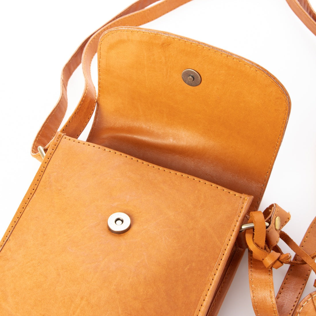 Zucchero Zucchero真皮智能手機肩膀迷你肩部輕巧的肩膀簡單肩部簡單的成人通勤方便49784