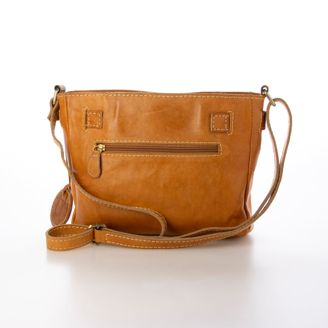 ズッケロ zucchero ベルトデザインレザーメッシュショルダー (BROWN) BROWN