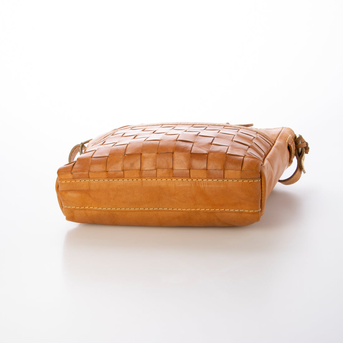 ズッケロ zucchero ベルトデザインレザーメッシュショルダー (BROWN) BROWN