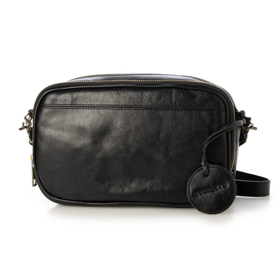 ズッケロ zucchero ズッケロ zucchero お財布ショルダー フルベジタブルタンニングレザー (BLACK) BLACK