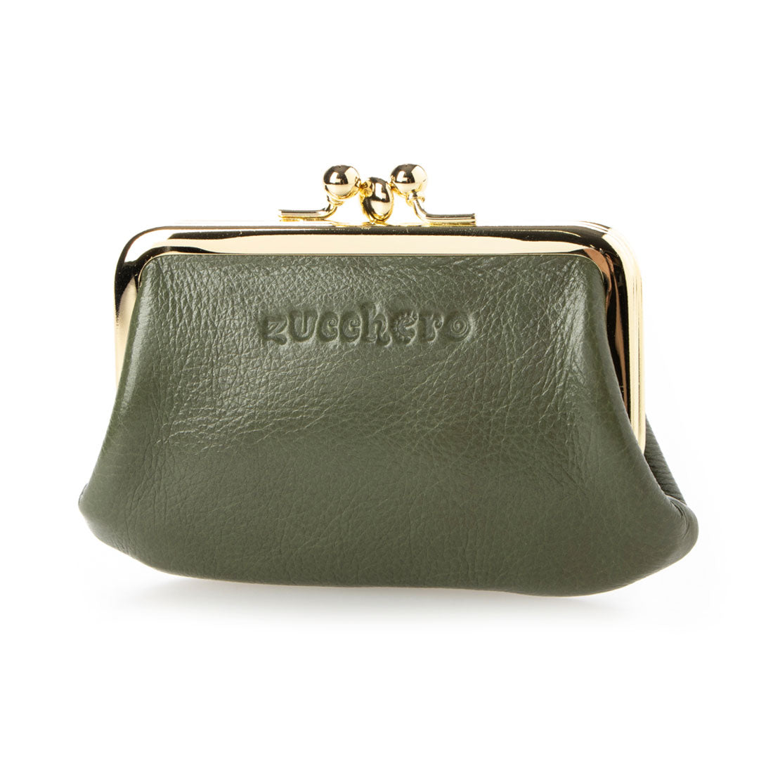 ズッケロ zucchero 【zucchero/ズッケロ】【日本製】がま口ミニ財布 (グリーン) グリーン