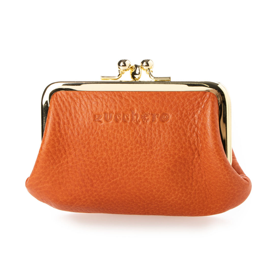ズッケロ zucchero 【zucchero/ズッケロ】【日本製】がま口ミニ財布 (オレンジ) オレンジ