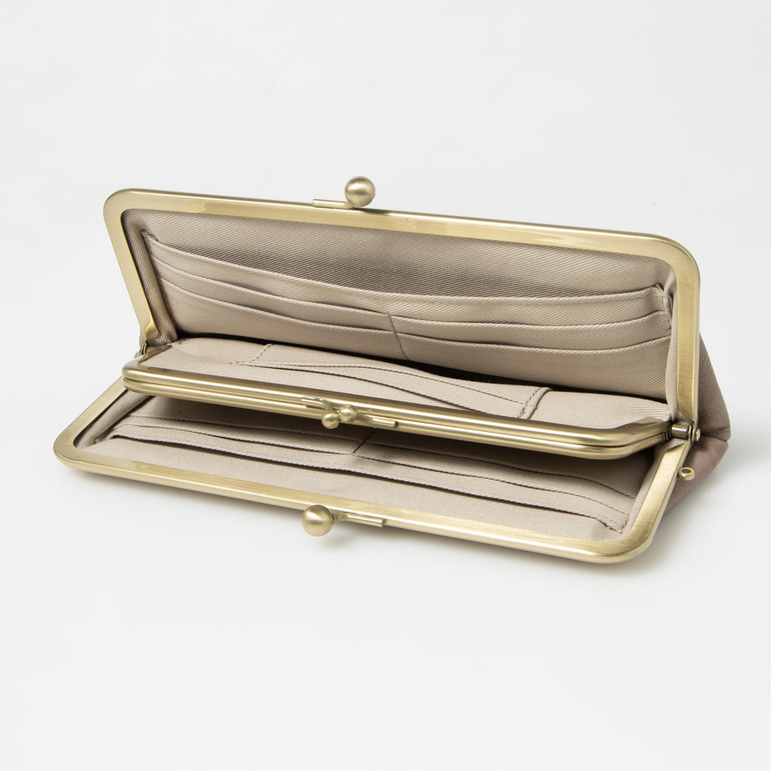 Zucchero zucchero zucchero/Zucchero Oil Shrink Leather Japanese Made Clasp Purse Long Wallet Embossed with Floral Pattern