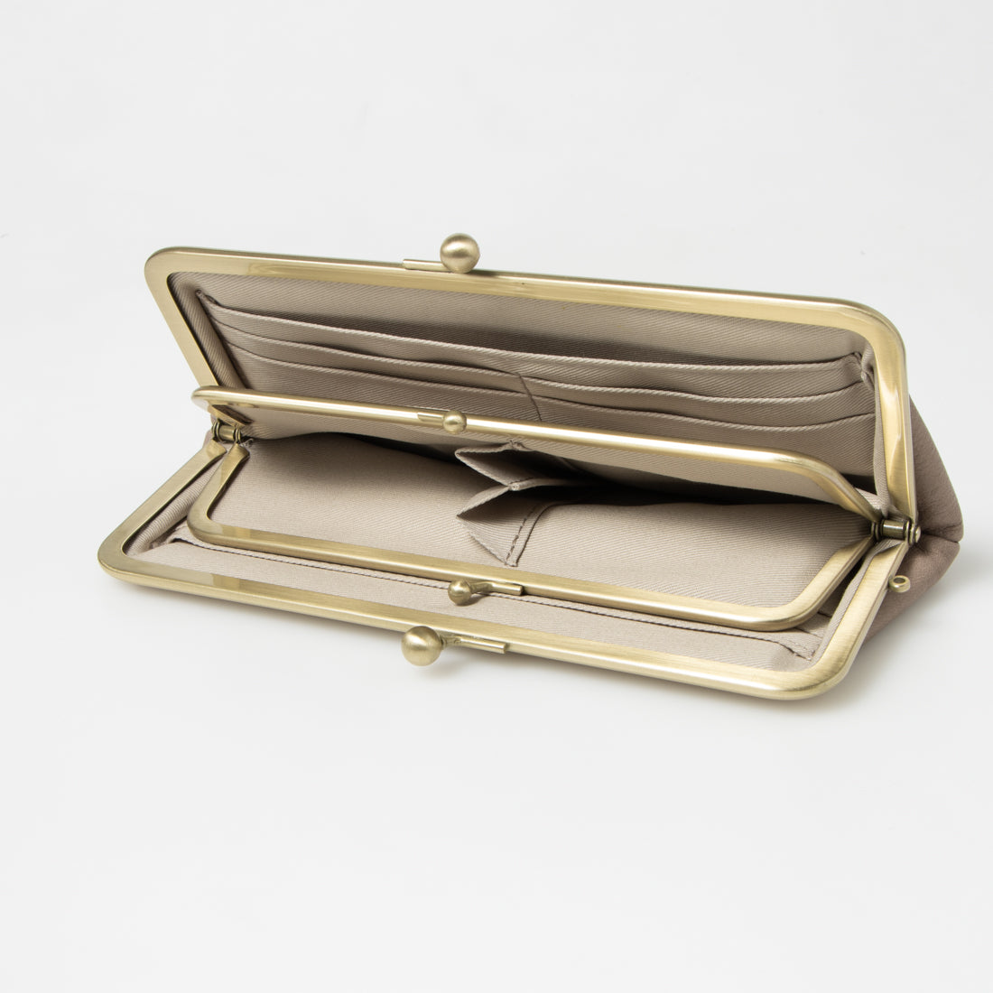 Zucchero zucchero zucchero/Zucchero Oil Shrink Leather Japanese Made Clasp Purse Long Wallet Embossed with Floral Pattern