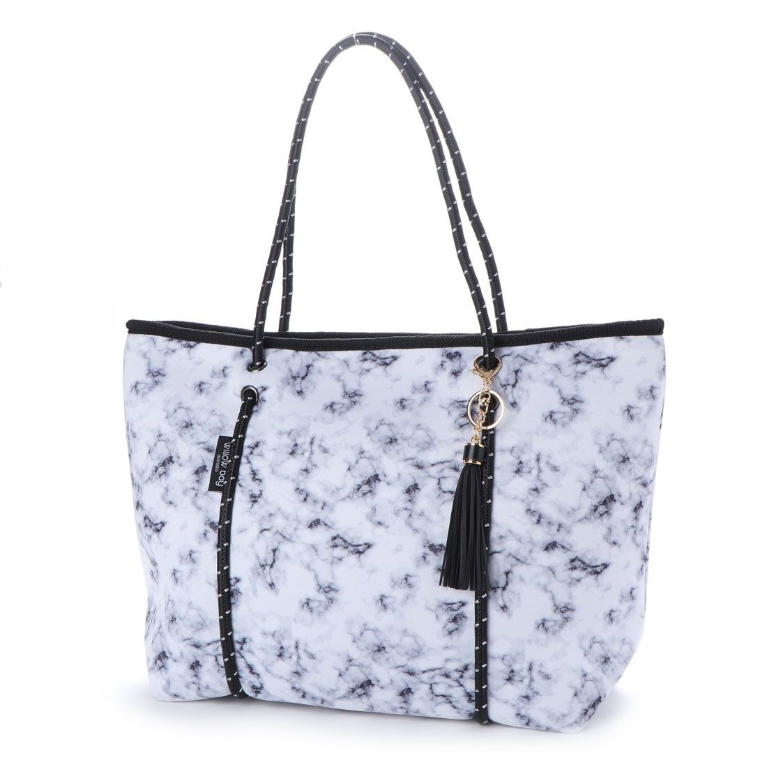 シェリル マリー CHERYL MARIE A4 ネオプレーン ショルダーバッグ ファスナー式,MBL