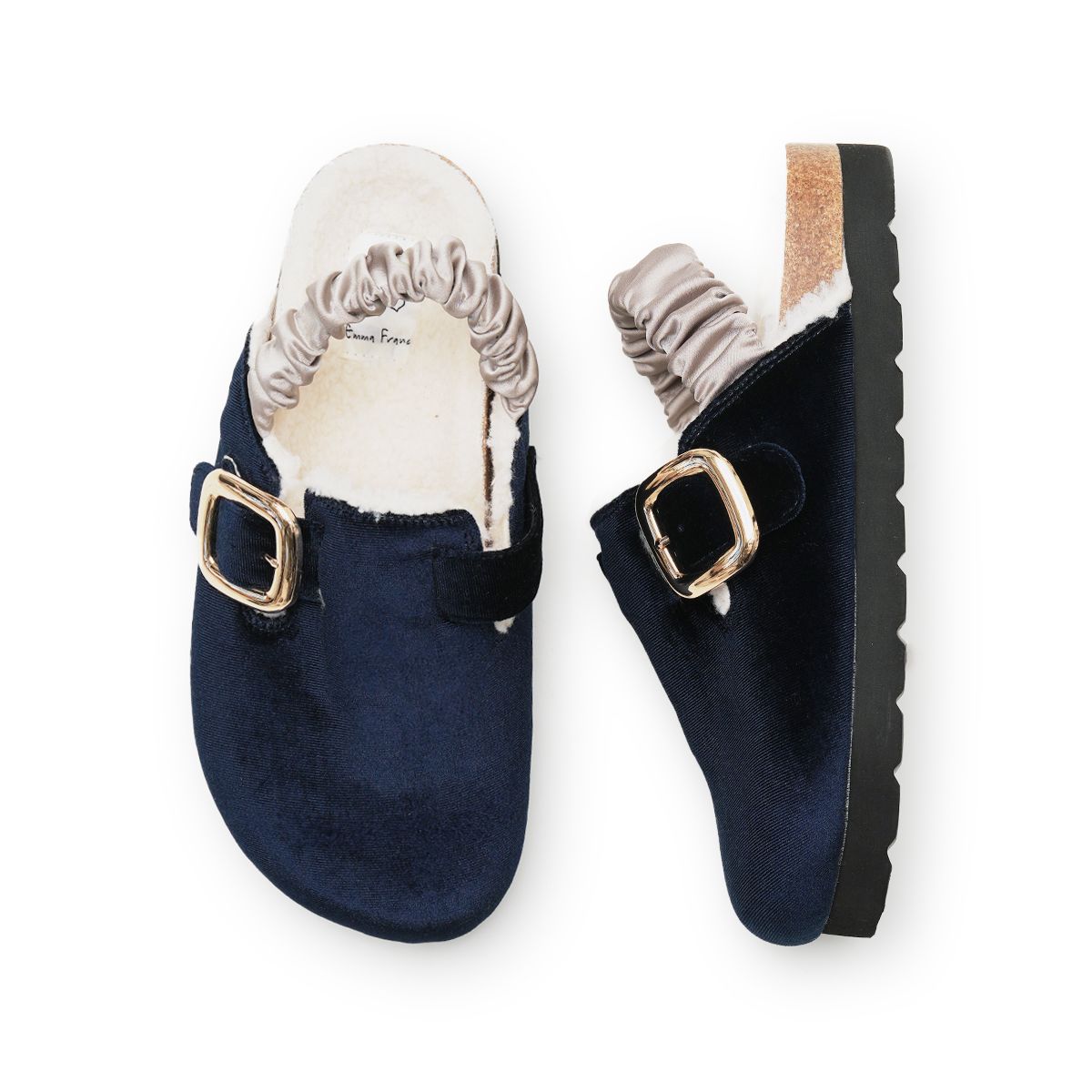 エマ フランシス Emma Francis フラット ダブルベルトサンダル