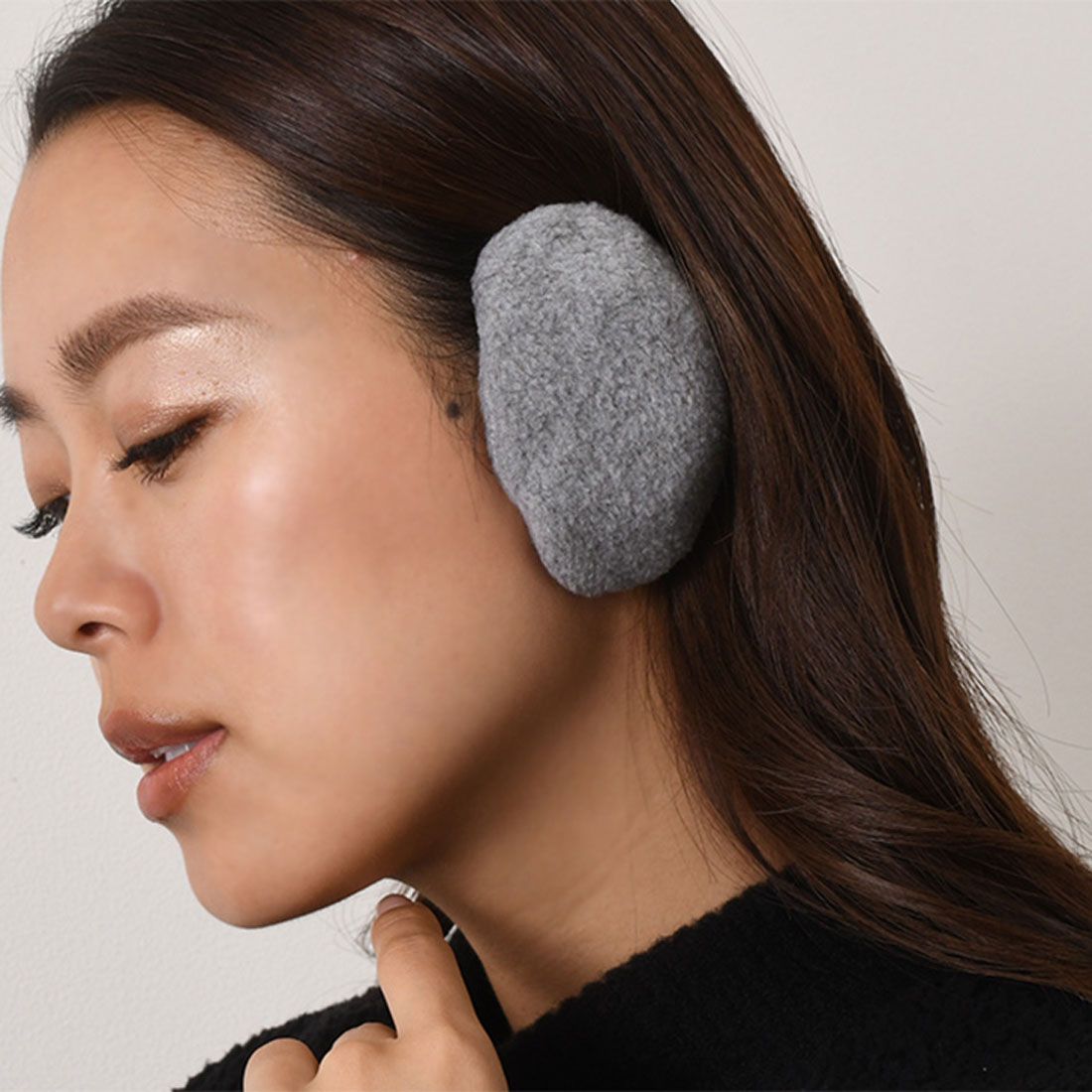 リアルスタイル REAL STYLE 耳当て イヤーマフ 暖かい レディース メンズ 子供 キッズ 防寒 コンパクト マフラー ウォーマー 冬 あったか 自転車 小さい 軽量