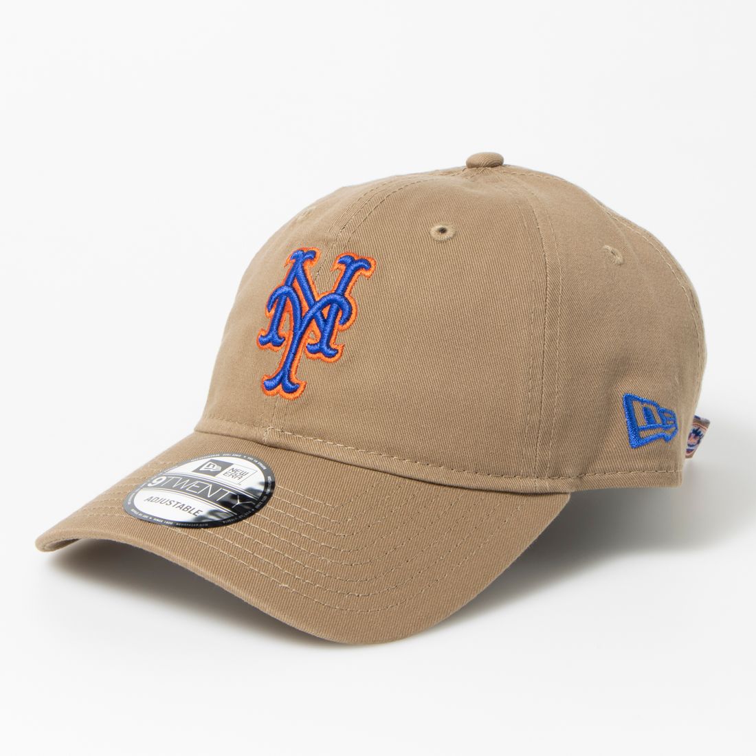 ニューエラ NEW ERA ニューエラ Newera キャップ 9TWENTY 野球チーム 920 ベースボールキャップ MLB 柔らか クロスストラップ 調節可 野球帽 帽子 メジャーリーグ NEWERA 9TWENTY,メッツカーキ