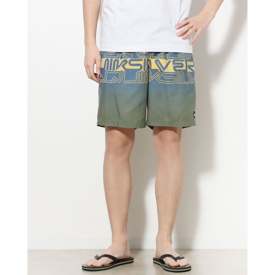 クイックシルバー QUIKSILVER EVERYDAY WORDBLOCK V【返品不可商品】,ブラック