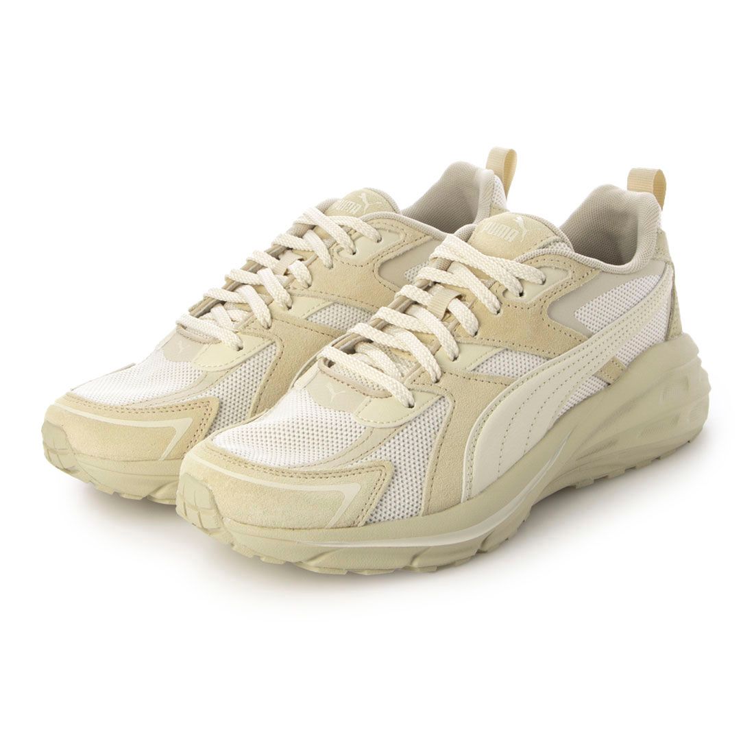 プーマ PUMA レディース スニーカー 厚底 ヒプノティック LS 395295,ベージュ