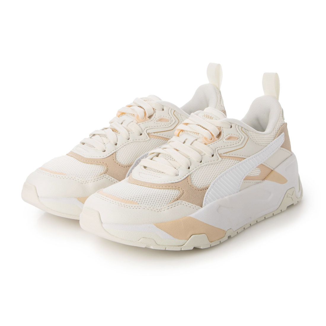 プーマ PUMA レディース スニーカー トリニティ 389289,ベージュ