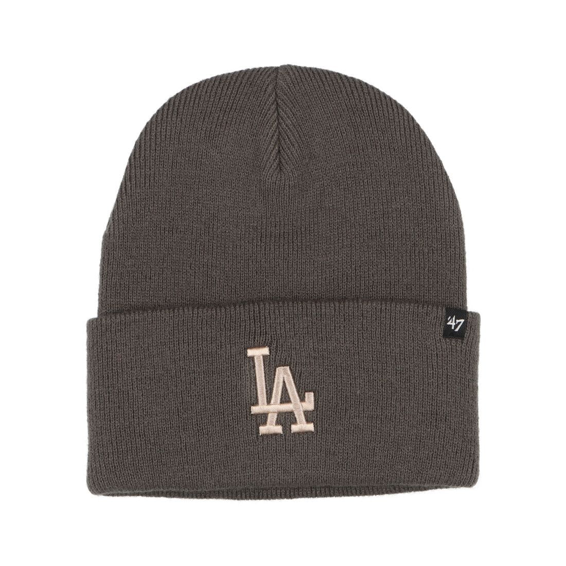 フォーティーセブン 47 帽子 ニット帽子 NYY ビーニー ドジャース MLB ワンサイズ アクセサリー ヤンキース 野球チーム BRAND HAYMAKER CUFF KNIT,ドジャース(チャコール)