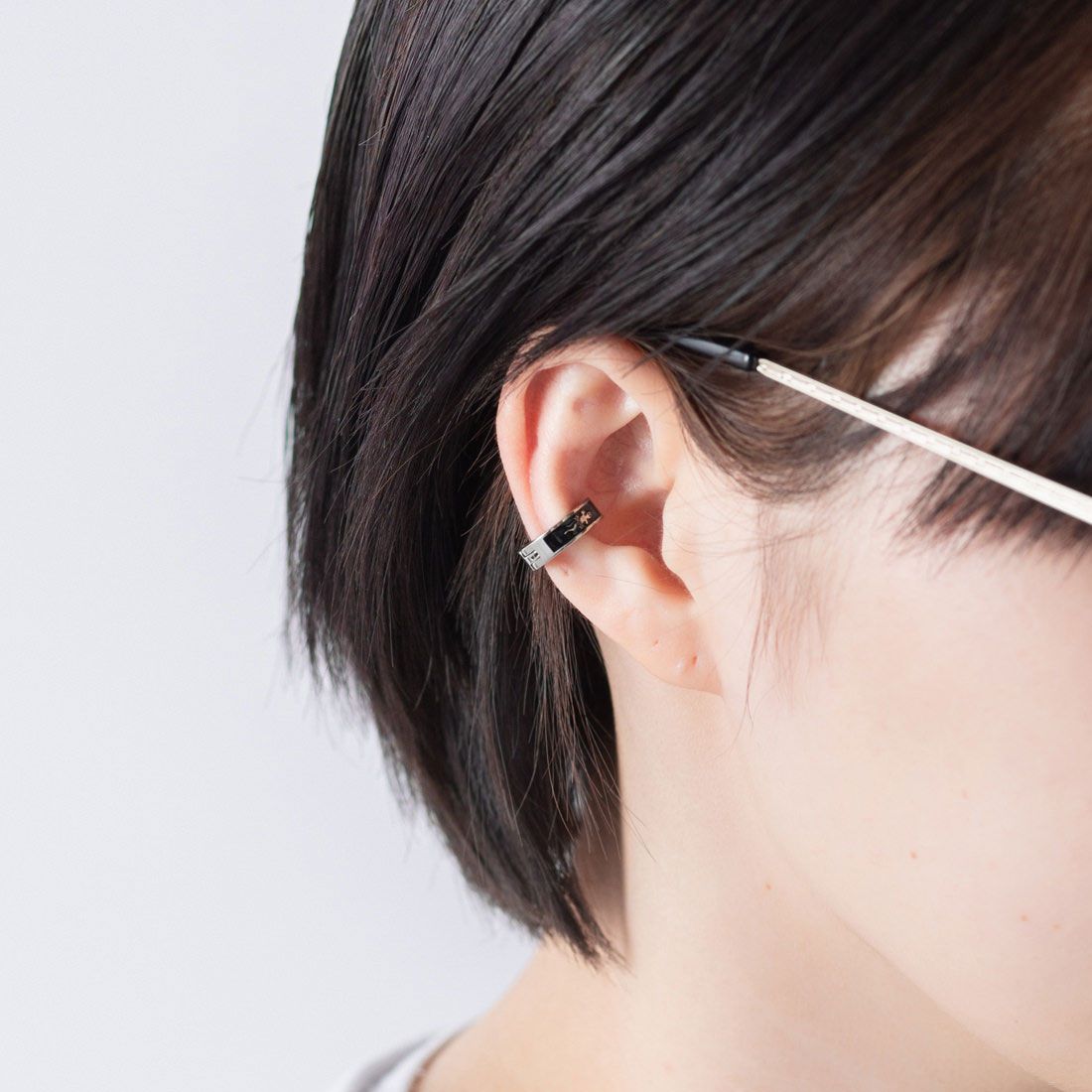 ジョン JON イヤーカフ ステンレス 両耳,シルバー